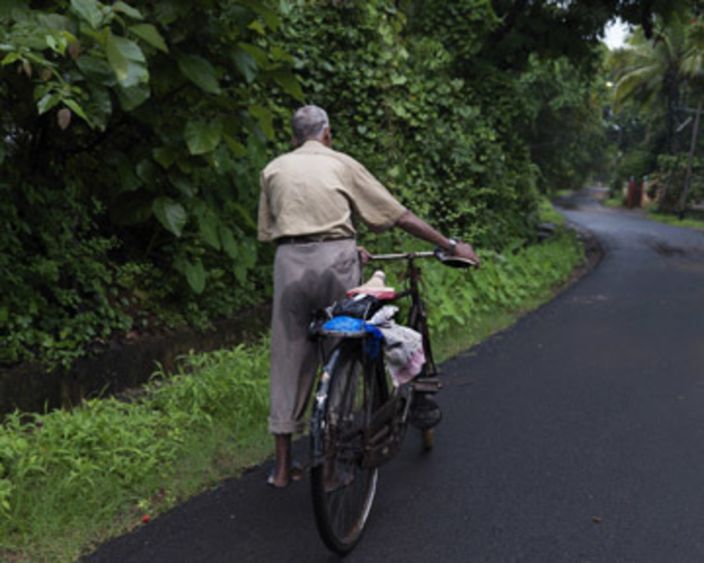 Man With Bicyle
