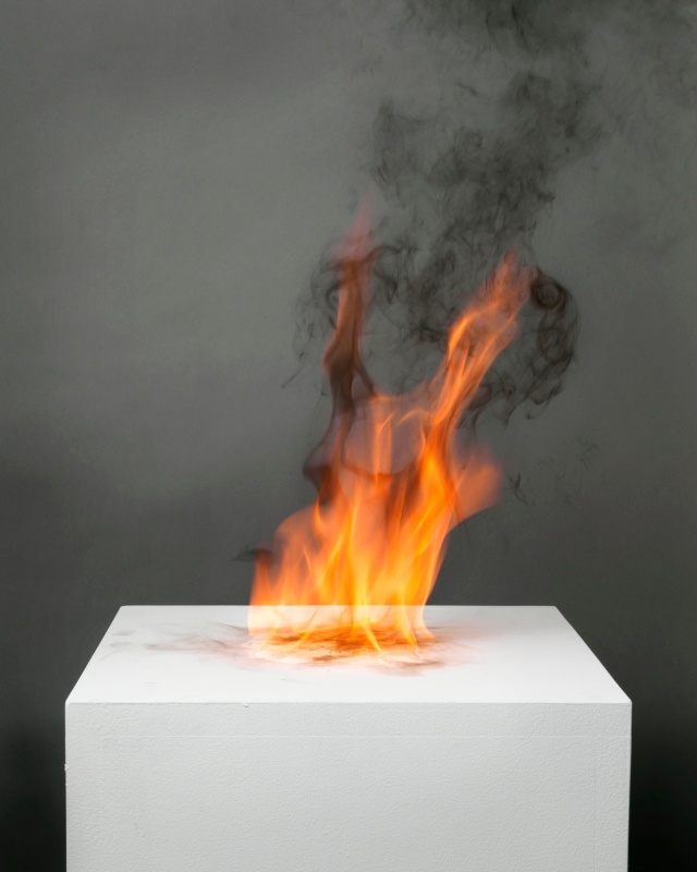 Flame on Pedestal (0411)